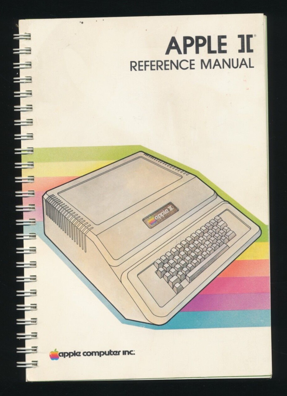 Vintage 1981 APPLE II Computer Reference Manual 030-0004-C