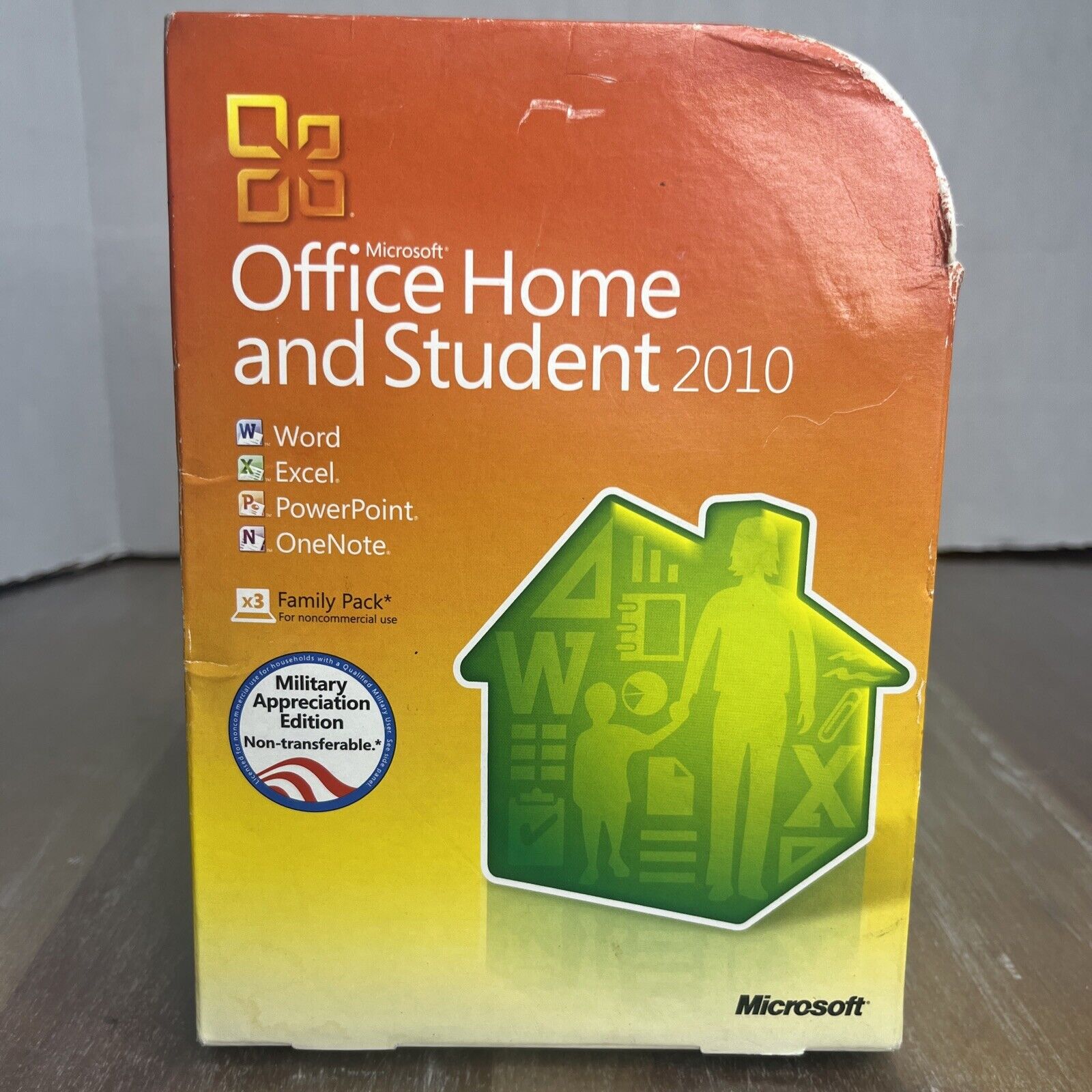 Microsoft Office Home and Student 2010 (With Key and Disc) Military