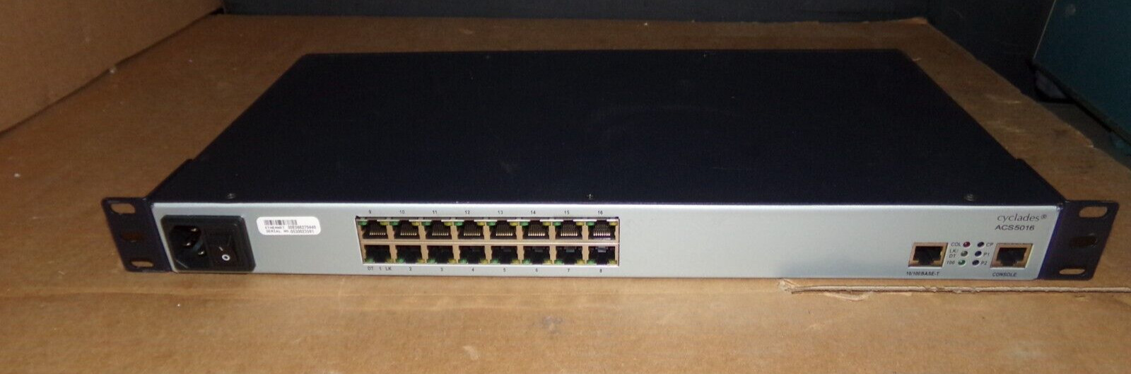 Avocent ACS5016 16 Port Cyclades Console Server 520-559-501
