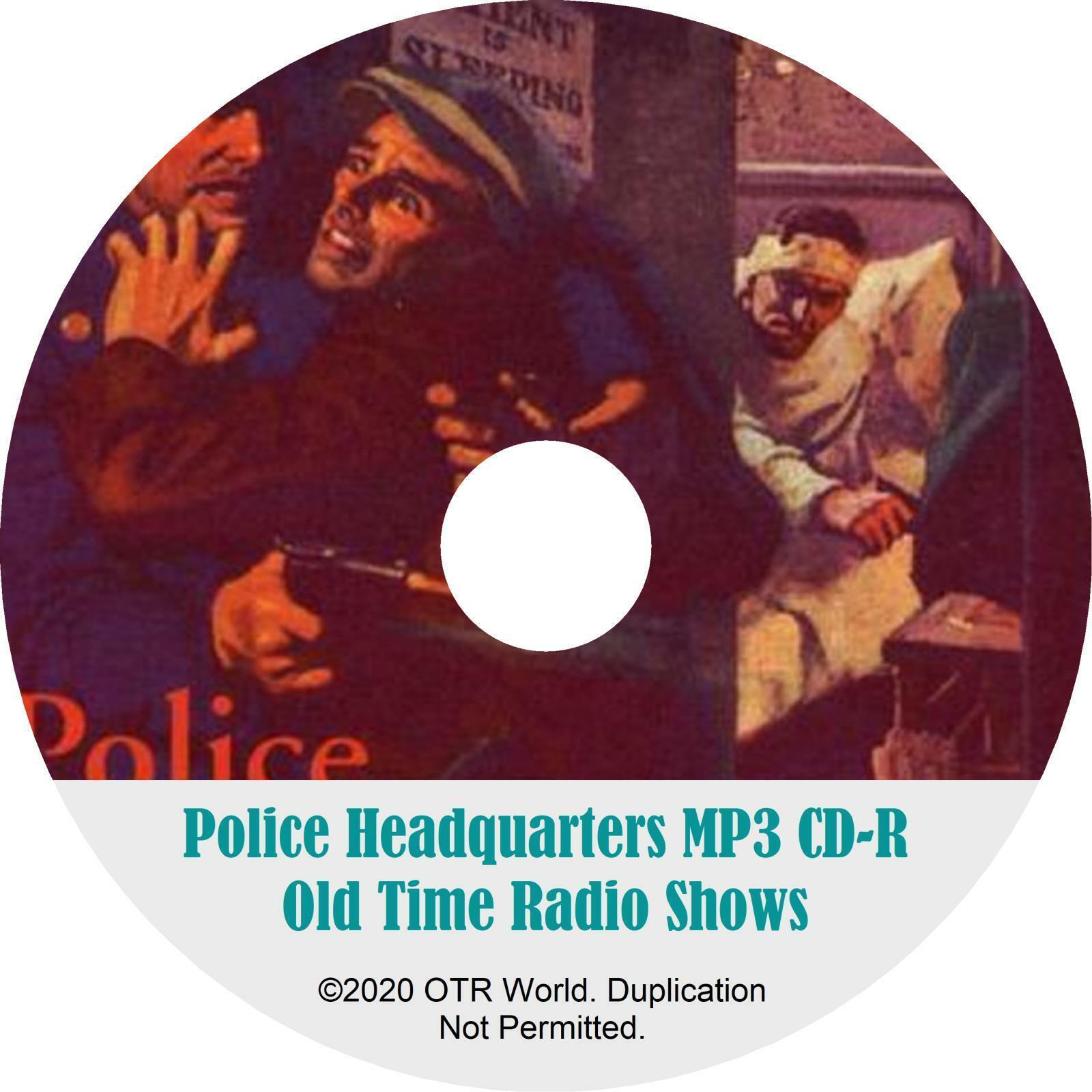 Police Headquarters OTR Old Time Radio Shows MP3 On CD 61 Episodes