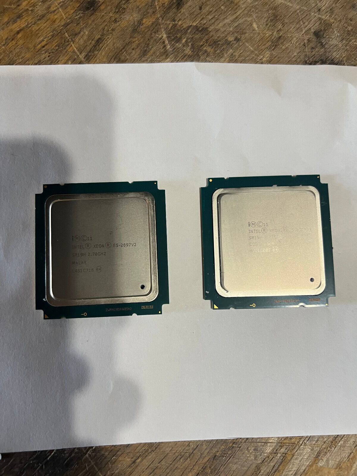 Matched Pair (2x) Intel Xeon E5-2697 v2 SR19H 2.7GHz LGA