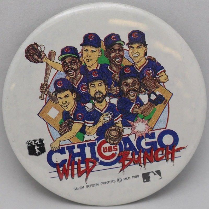 Vintage Chicago Cubs 1989 Wild Bunch 3\