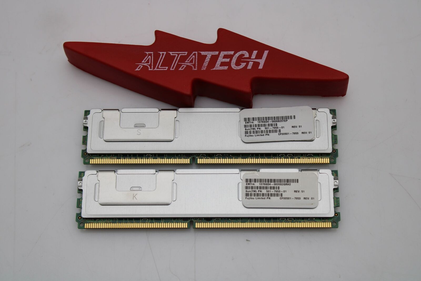 Sun Oracle 501-7954_X2 8GB Memory Kit (2x4GB) PC2-5300F DDR2-667 2RX4 FBDIMM