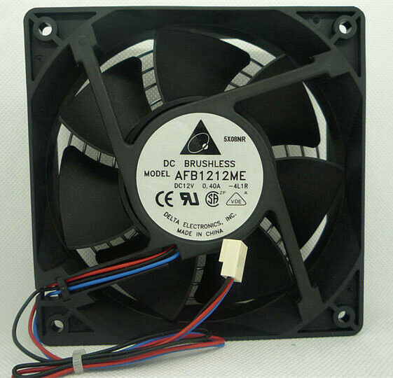 1pcs Delta AFB1212ME DC12V 0.4A 12038 12cm 3-pin Dual Ball Inverter Cooling Fan