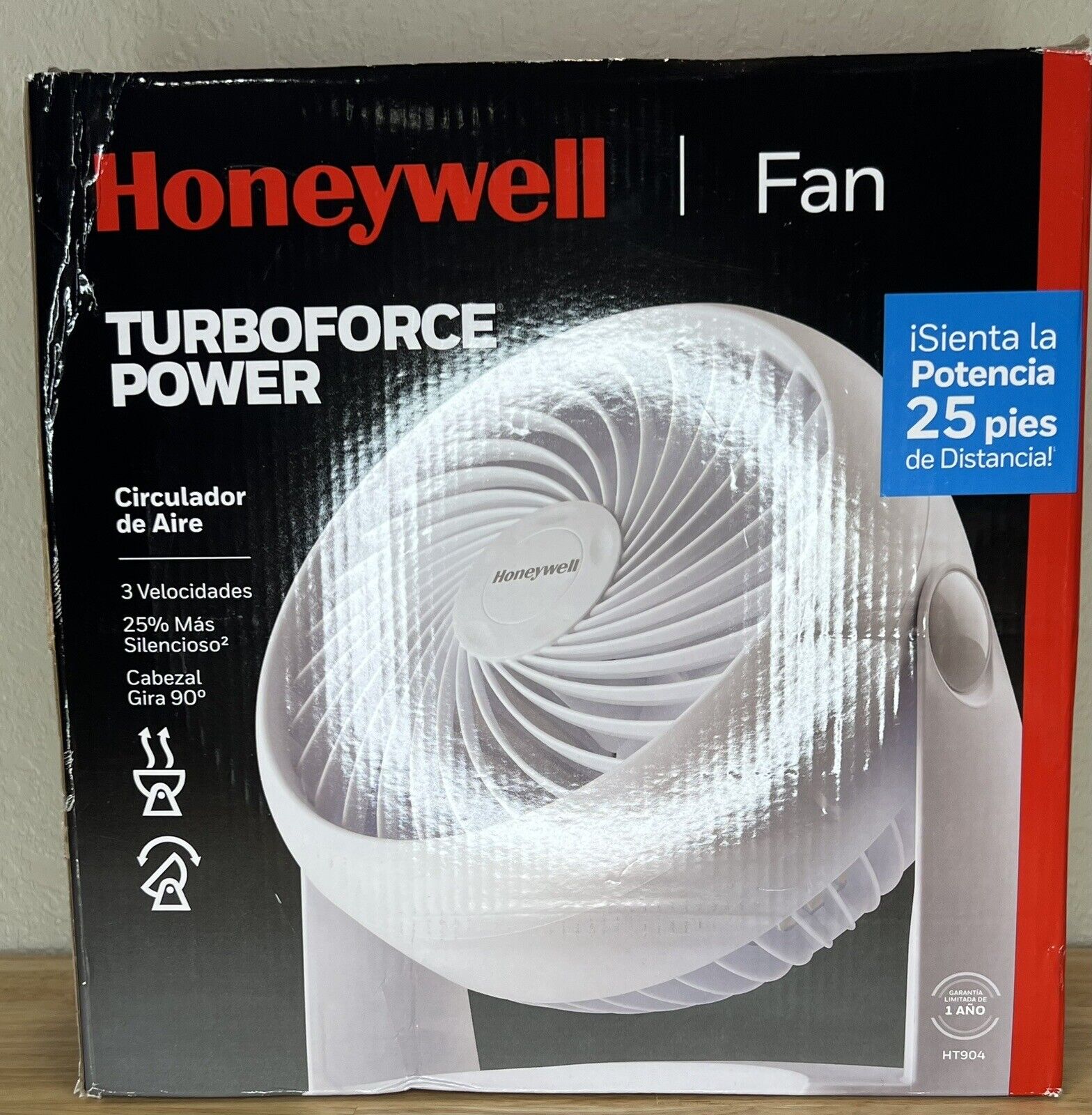 Honeywell HT-904 TurboForce Air Circulator Fan - White