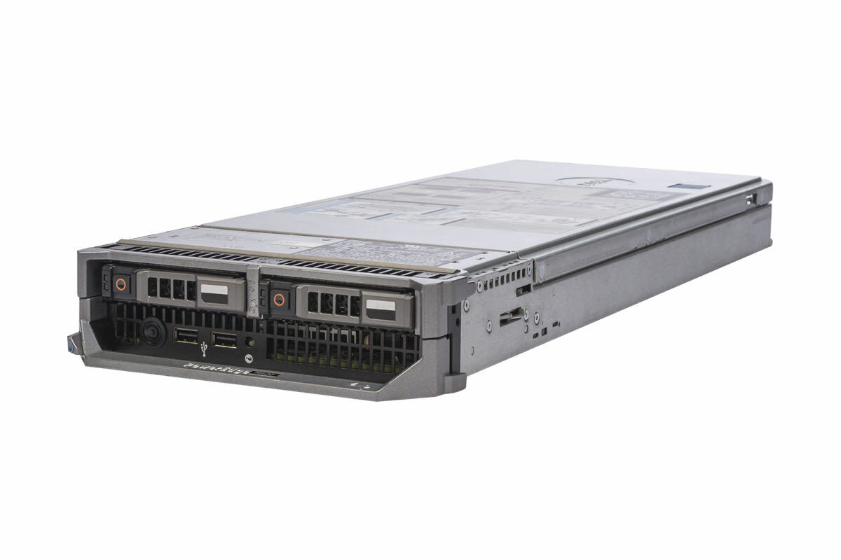 Dell PowerEdge M620 Blade Server CTO 2x E5-2600 v1/v2 CPU 24-DIMM Slots 2x HDD