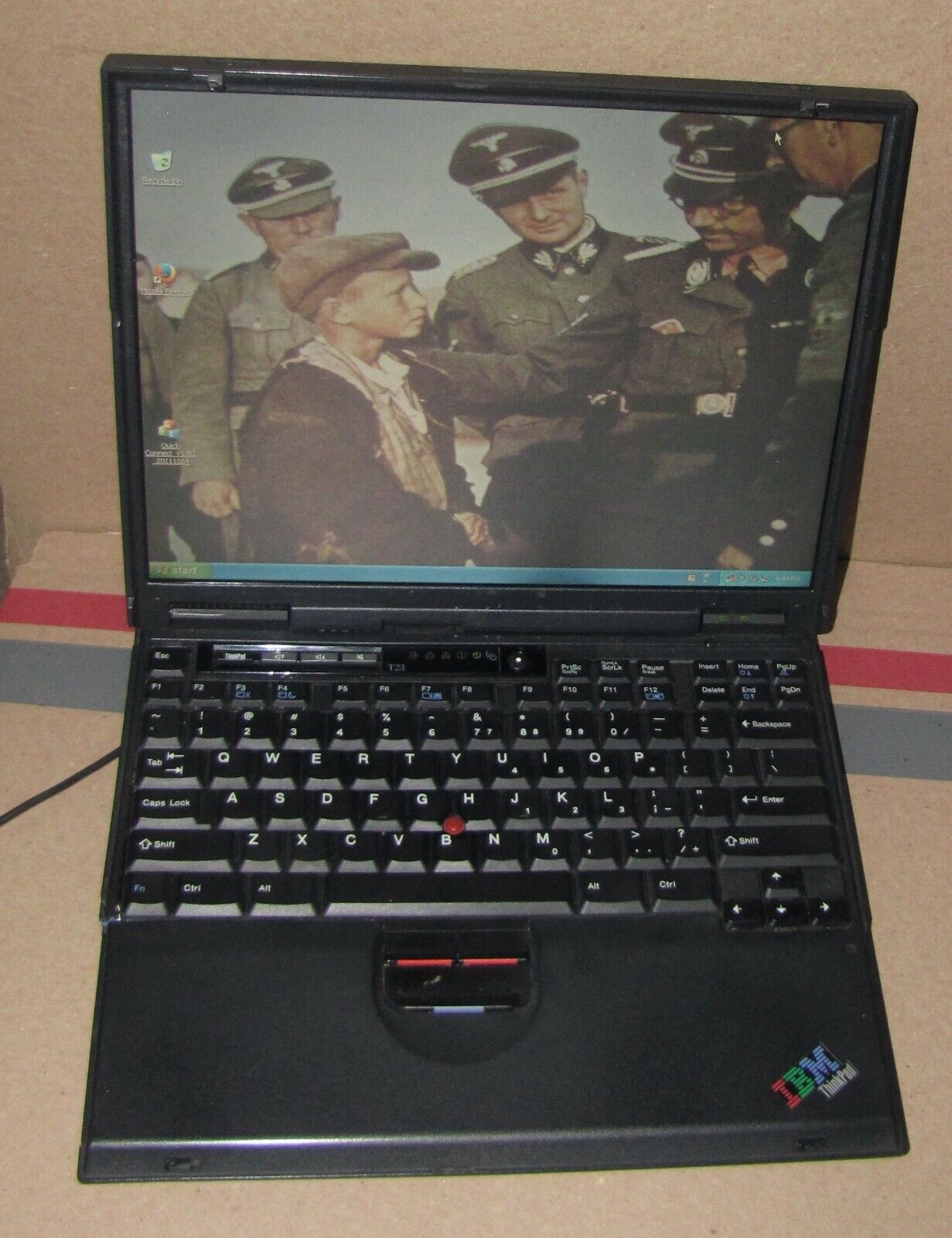 Vintage IBM Thinkpad T23 Type 2647 512MB 1133MHZ Pentium III Windows XP Laptop