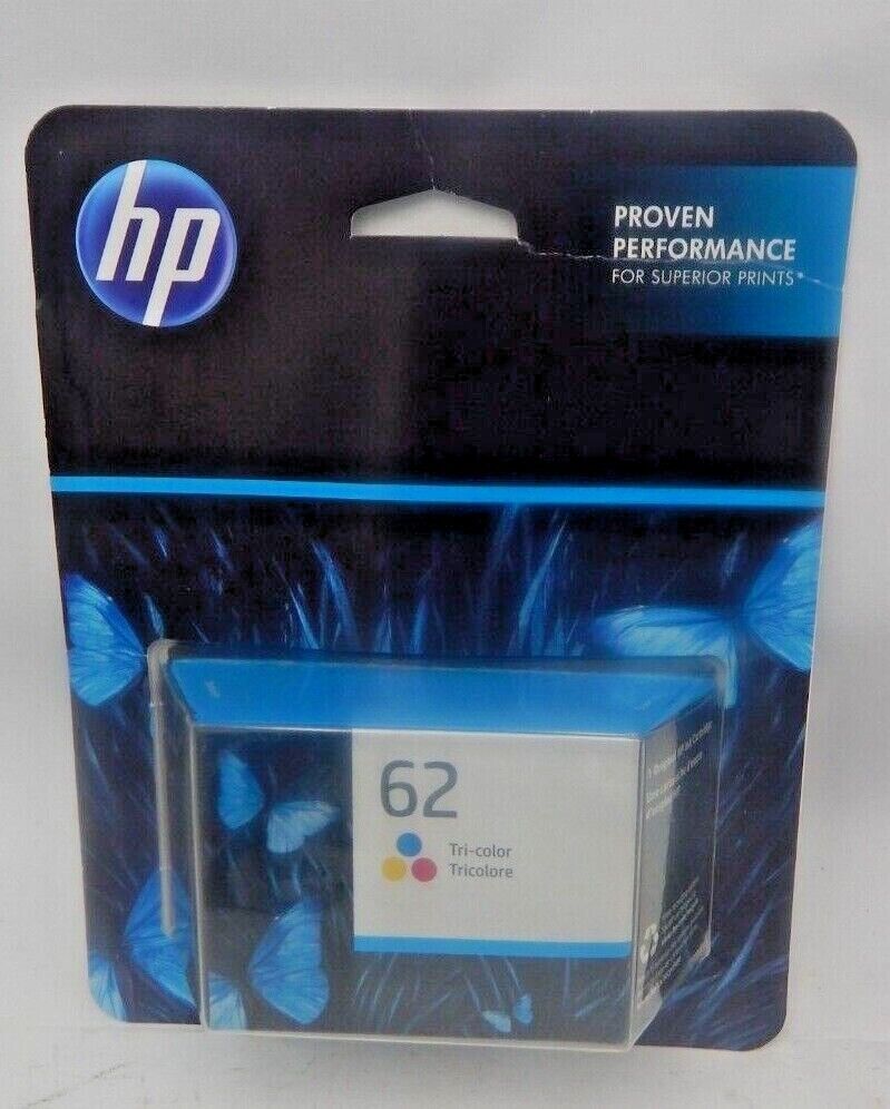 HP Hewlett-Packard 62 Tri-color Original Ink Cartridge EXPIRED: 05/2023 NEW BOX