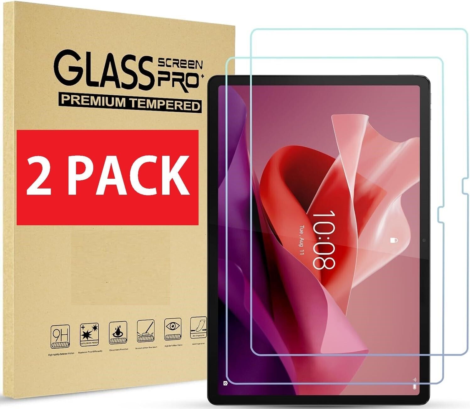 (2 PACK) Tempered Glass Guard Screen Protector Save for Vortex T10M Pro (10.1\