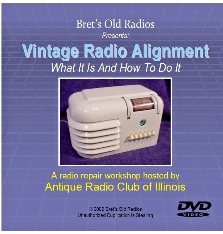 DVD: Vintage Radio Alignment - What It Is & How To Do It   ** NOW 25% OFF **