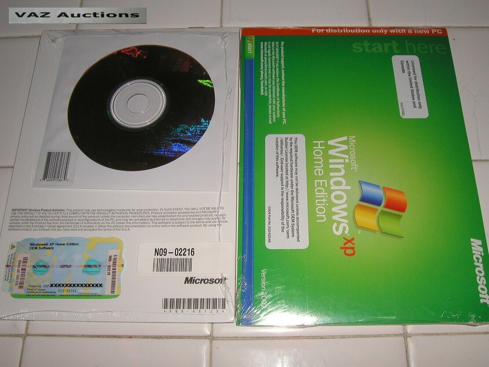 MICROSOFT WINDOWS XP HOME FULL w/SP3 OPERATING SYSTEM OS MS WIN =NEW & SEALED=