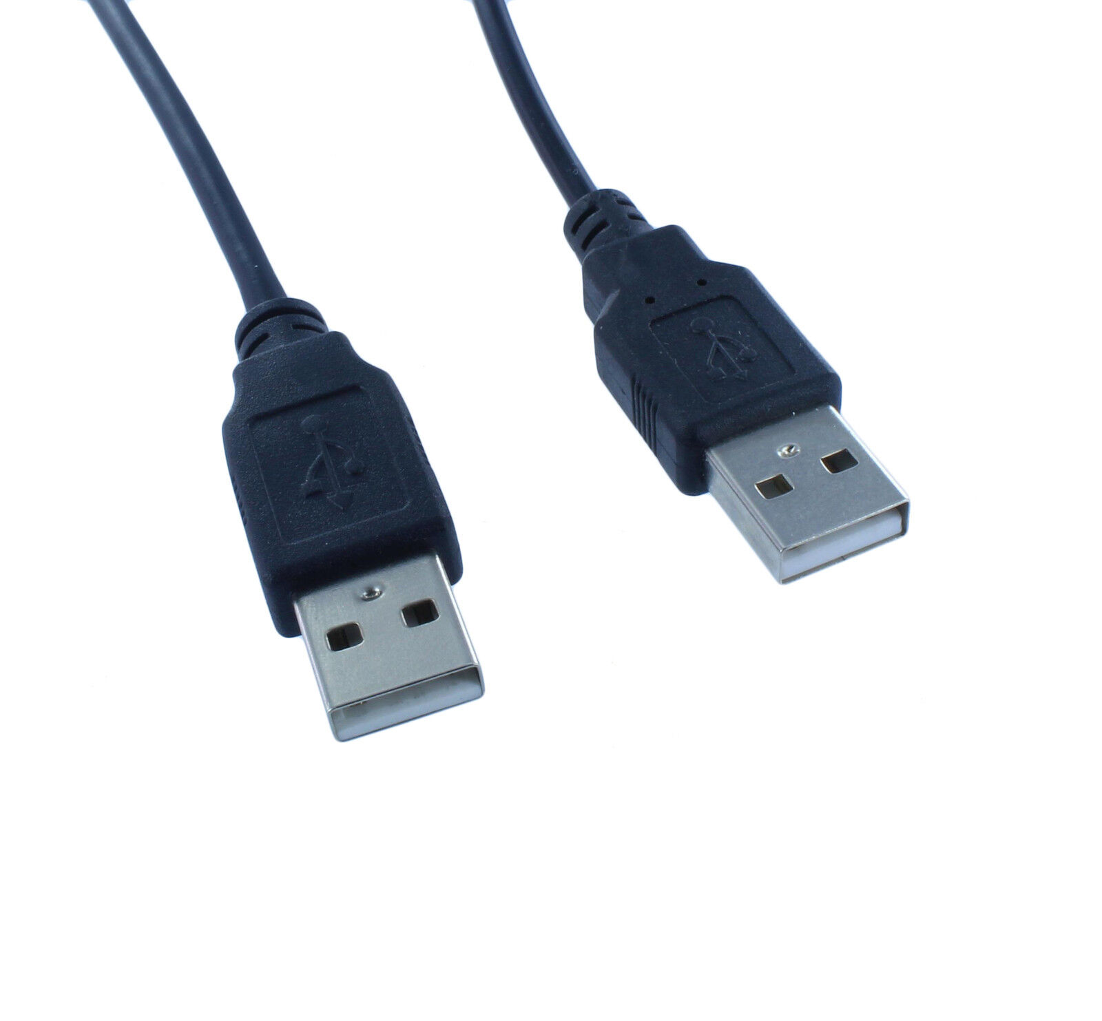 2 Pack 10Ft USB2.0 Type A Male to Type A Male Cable Cord Black(U2A1-A1-10-2PK)