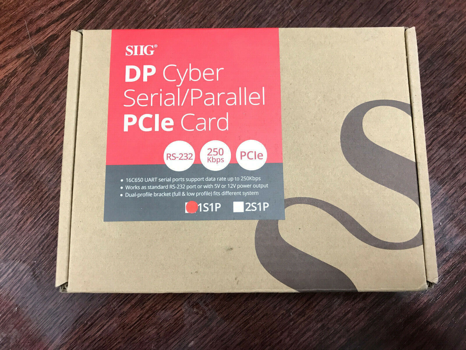 Siig JJ-E20311-S1 DP Cyber 1S1P PCIe Card Serial/Parallel Combo Adapter