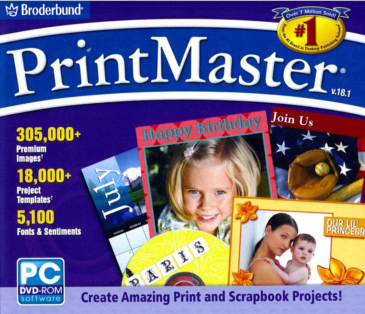 PrintMaster 18.1 Platinum Full Version Brand New Print Master 