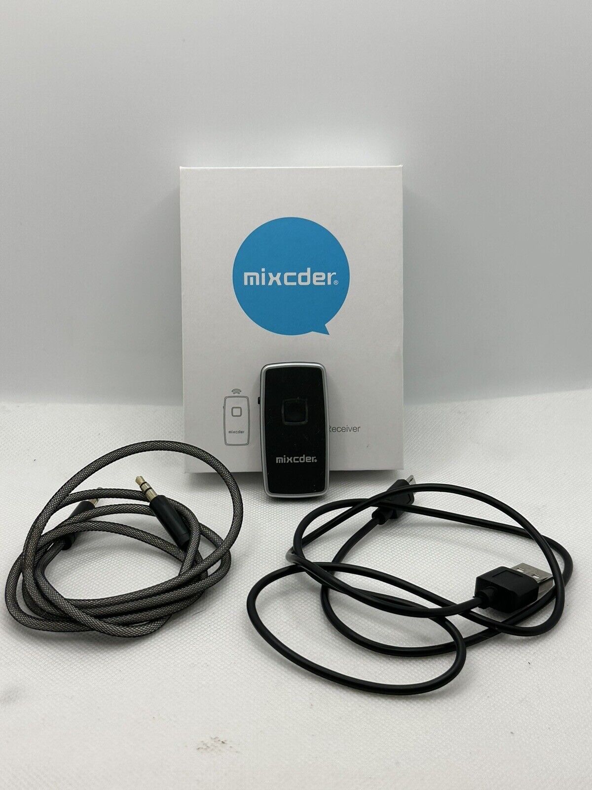 Mixcder Bluetooth Transmitter/Receiver - Black (TR007) 2-IN-1 Wireless - Used