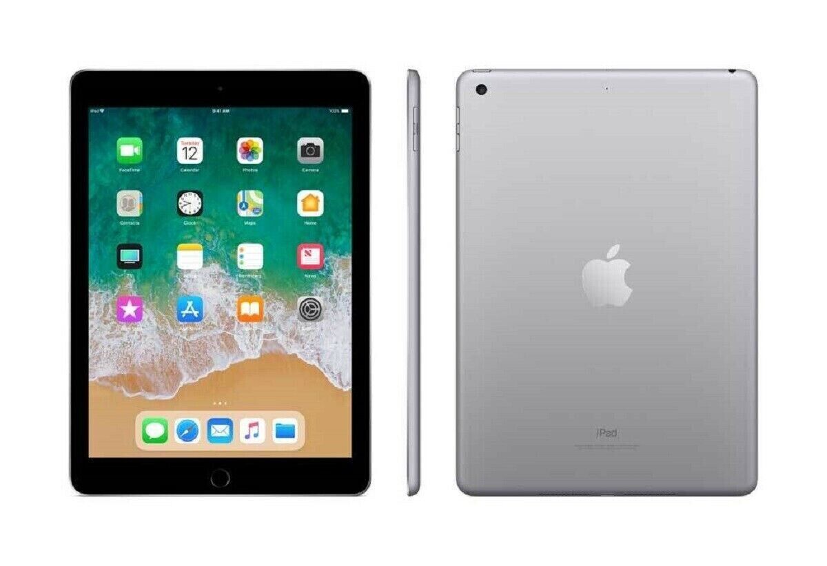Apple iPad 6th Gen 32GB Space Gray - Wi-Fi | Rare iOS 13 (13.5.1) | Excellent