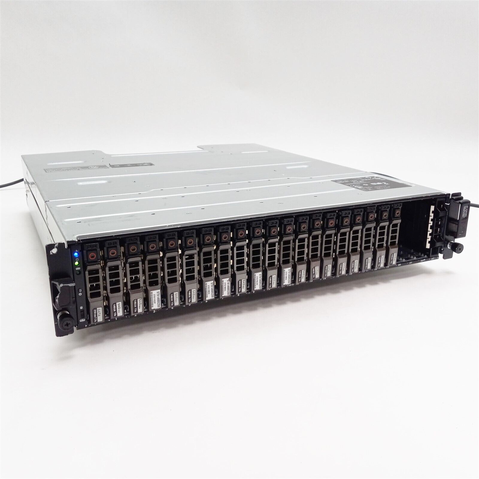 Dell PowerVault MD1220 24-Bay SFF Array 2*0W307K 6GB SAS Controllers 2*600W PSU