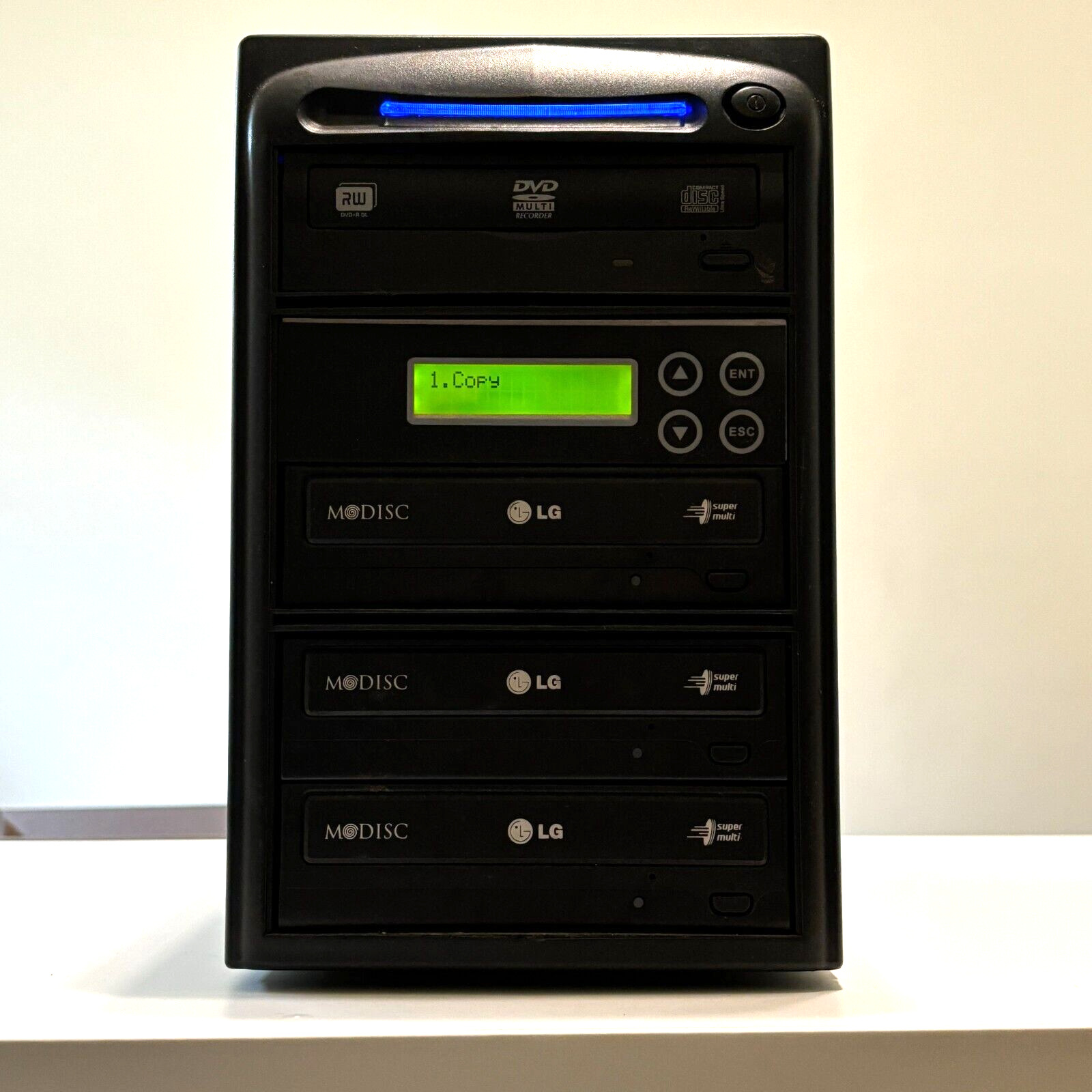 Pro Duplicator 1 to 3 CD DVD Burner Recorder Disc Copier Standalone Tower