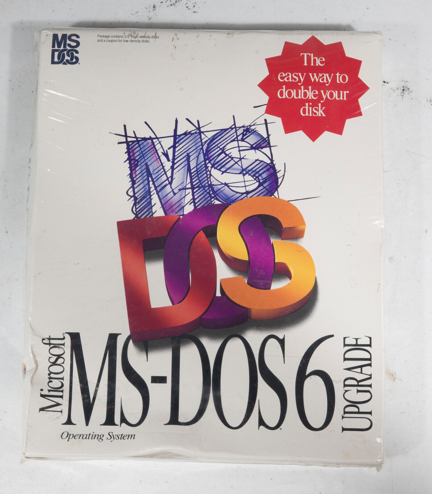 Vintage Microsoft MS-DOS 6 Upgrade  NOS NEW  ST931