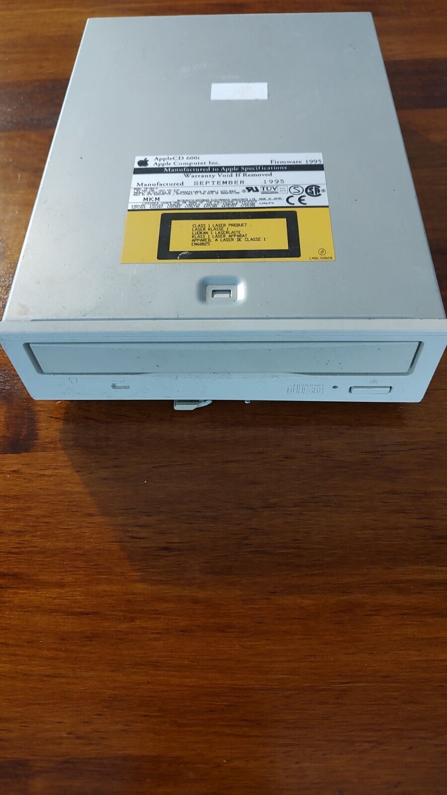 AppleCD 600i - Working Tested - Apple Mac Macintosh SCSI 50pin CD-ROM drive