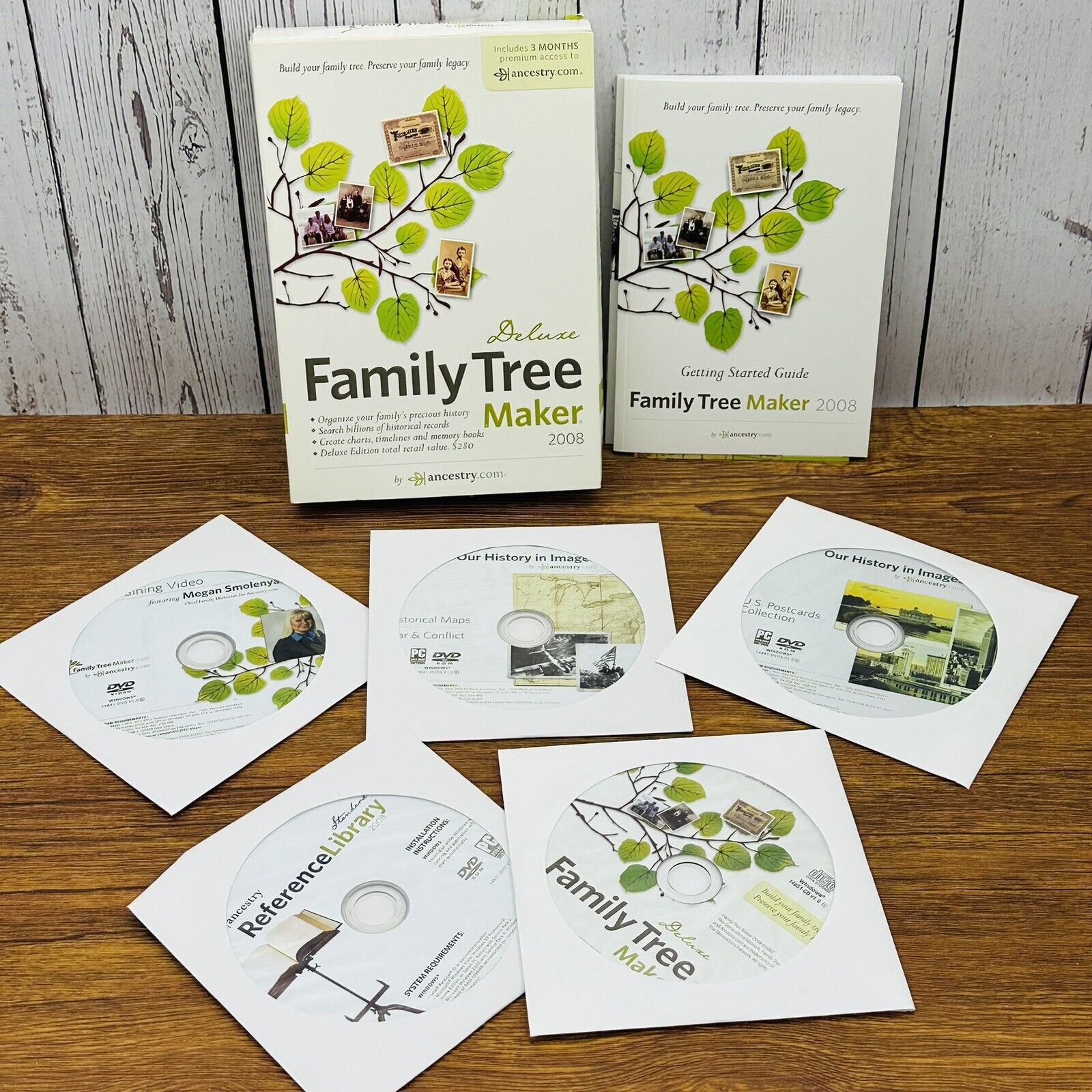 Family Tree Maker Essentials 2008 PC CD-ROM Software - Ancestry ~ Genealogy