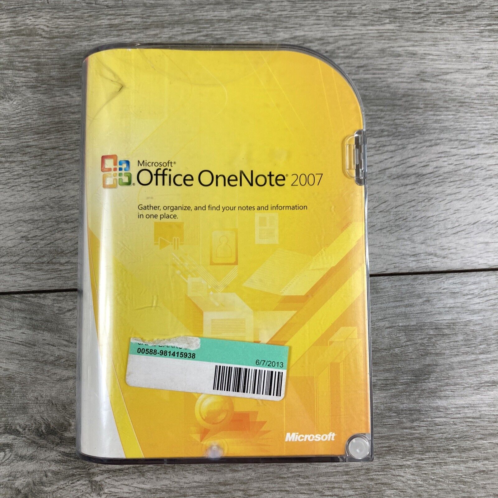 Microsoft Office OneNote 2007 Software