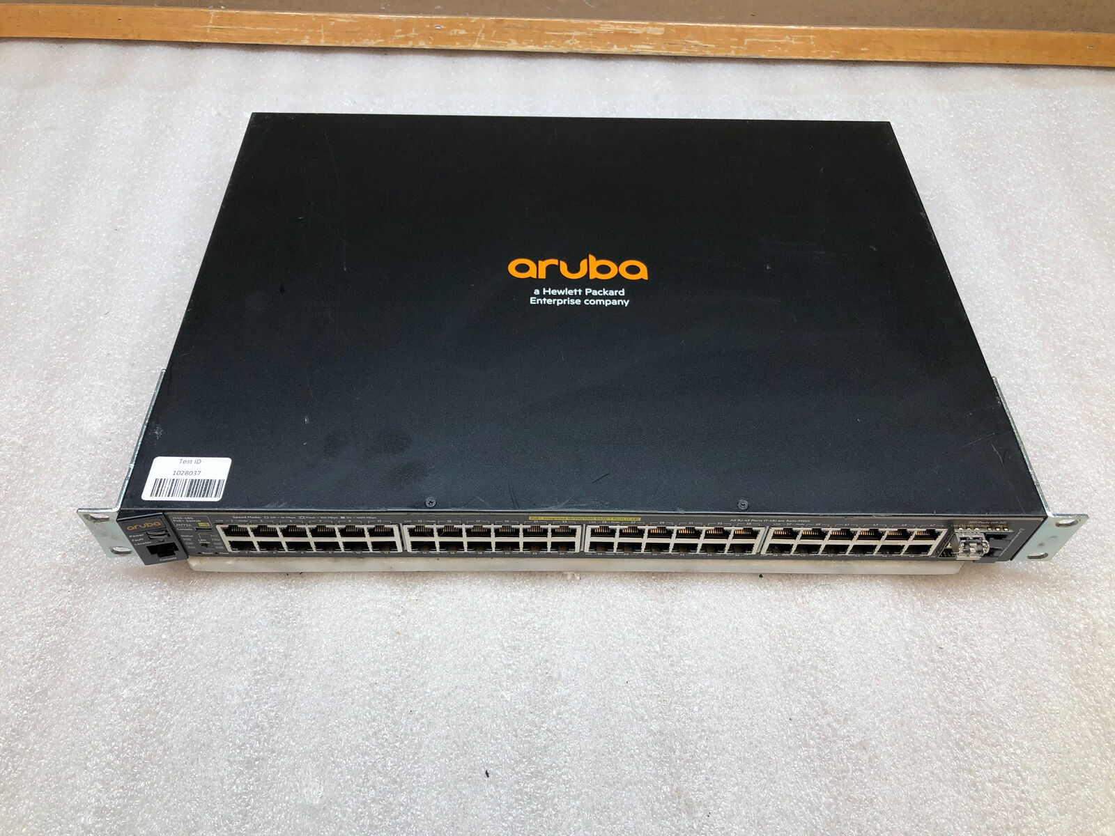 Aruba 79772A-60301 2530-48G PoE+ 48 Port Ethernet Switch w/EARS -TESTED/RESET