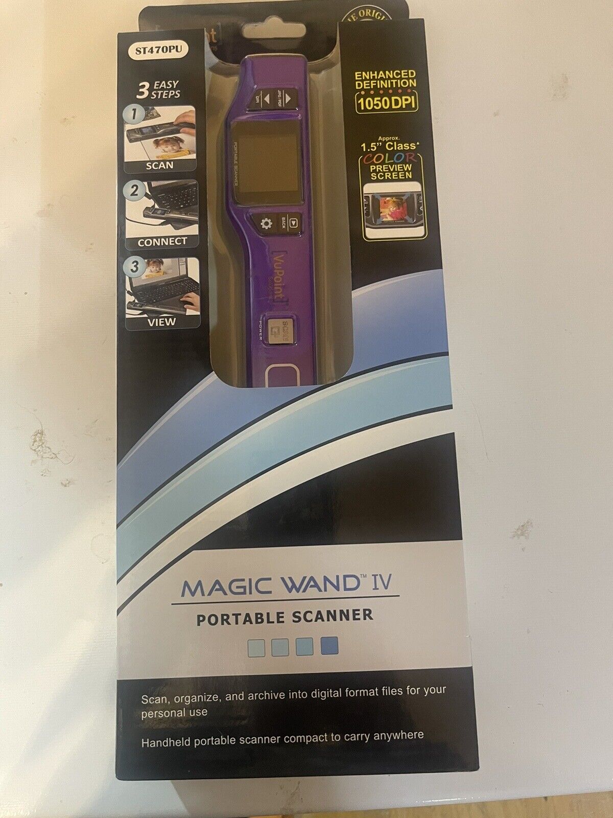 VuPoint Magic Wand IV Portable Scanner ST470PU