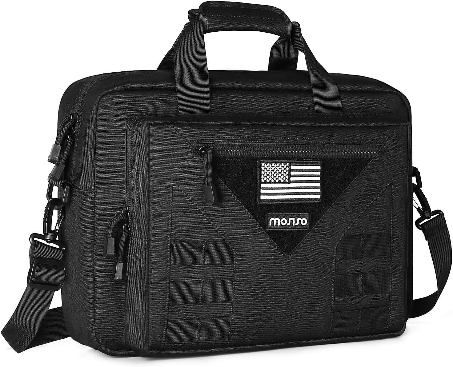 15-16 inch Tactical Laptop Messenger Shoulder Bag Notebook Carrying Sleeve Case