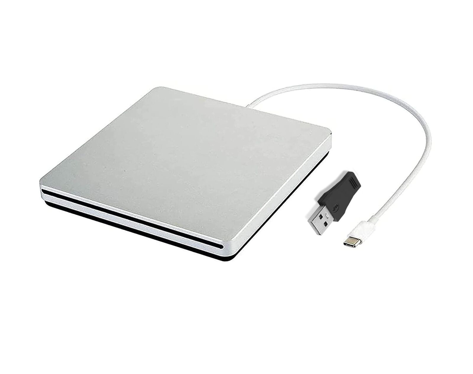External CD DVD Drive Burner/Portable/Slim/ Reader/Type-c/USB-C Drive(Equippe...