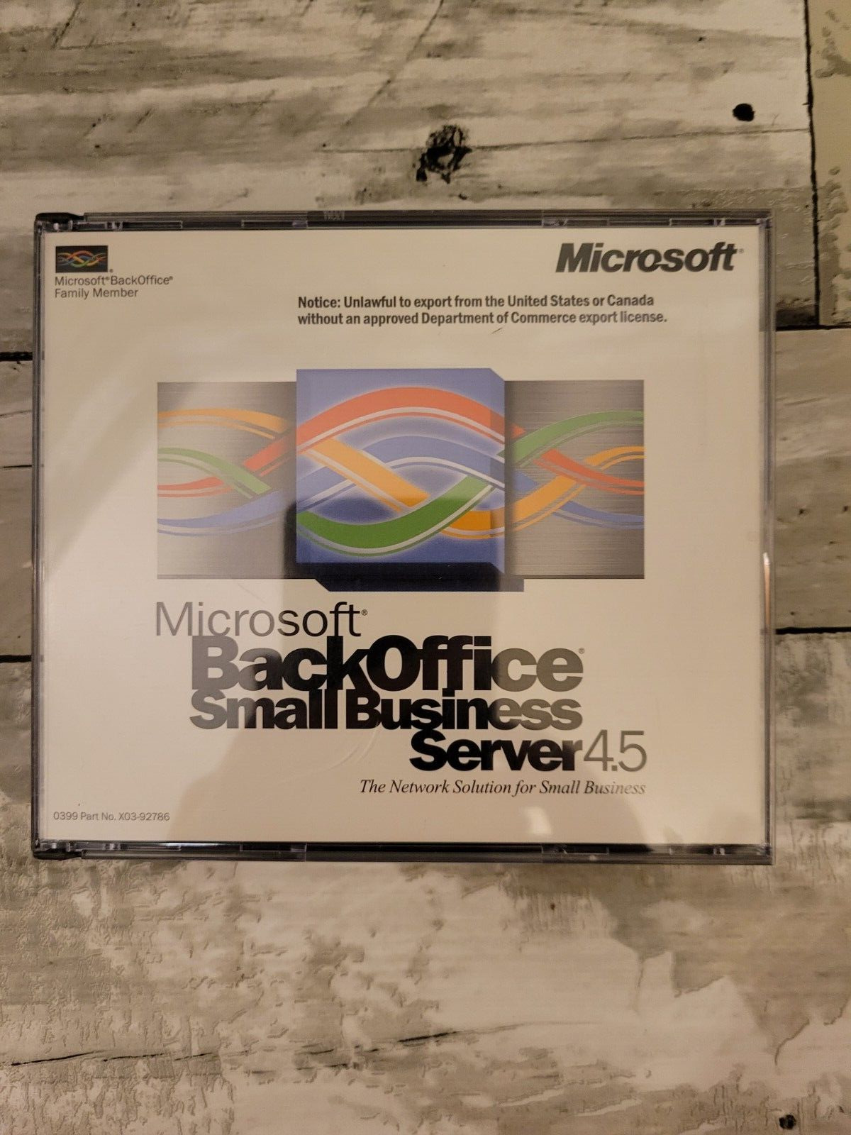 Microsoft BackOffice Small Business Server 4.5 inc. Exchange, SQL VINTAGE 1999