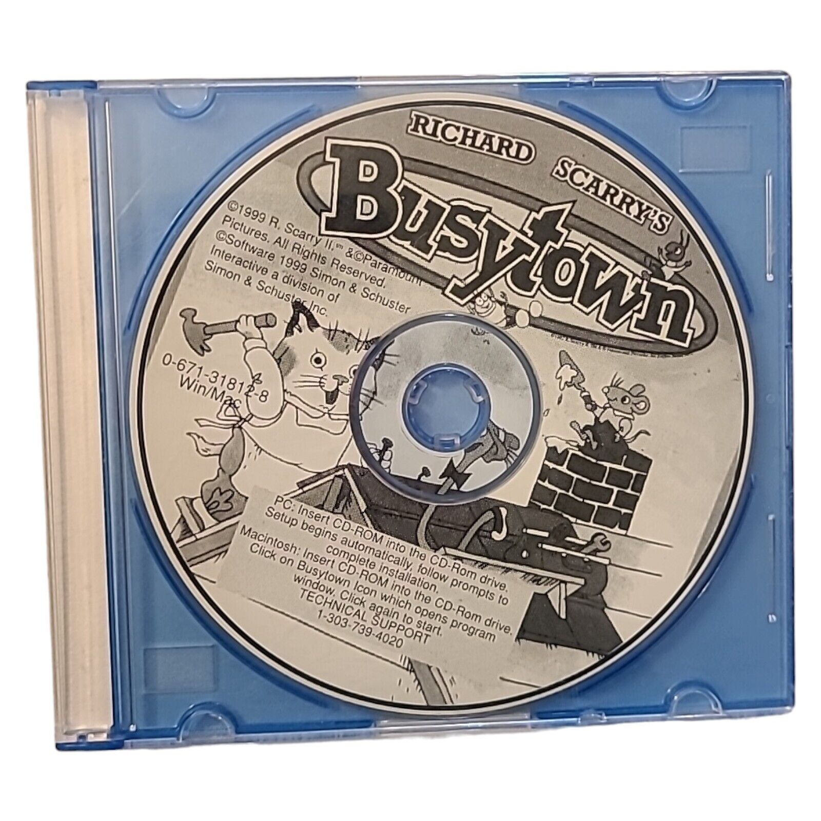 Richard Scarry\'s Busytown PC CD Rom Computer Game - Simon & Schuster Interactive