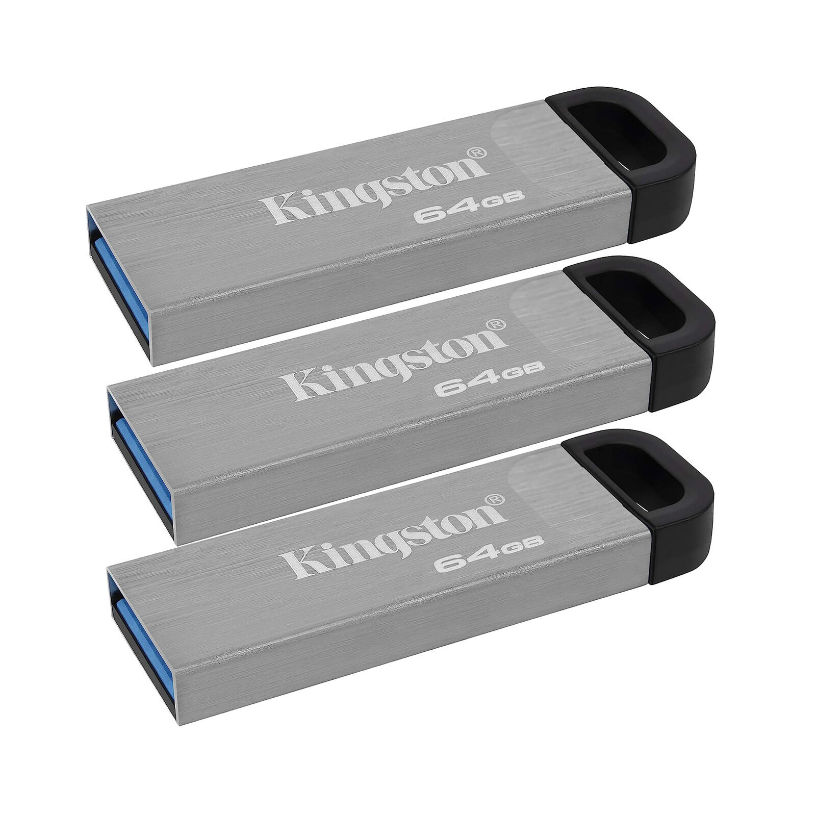 Kingston 64GB DataTraveler Kyson USB 3.2 Gen 1 200MBs Read Metal Flash Drive