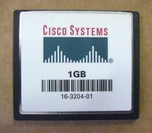 CISCO MEM-C6K-CPTFL1G 1GB *GENUINE* CF COMPACT FLASH FOR CATALYST 6000 6500 6509