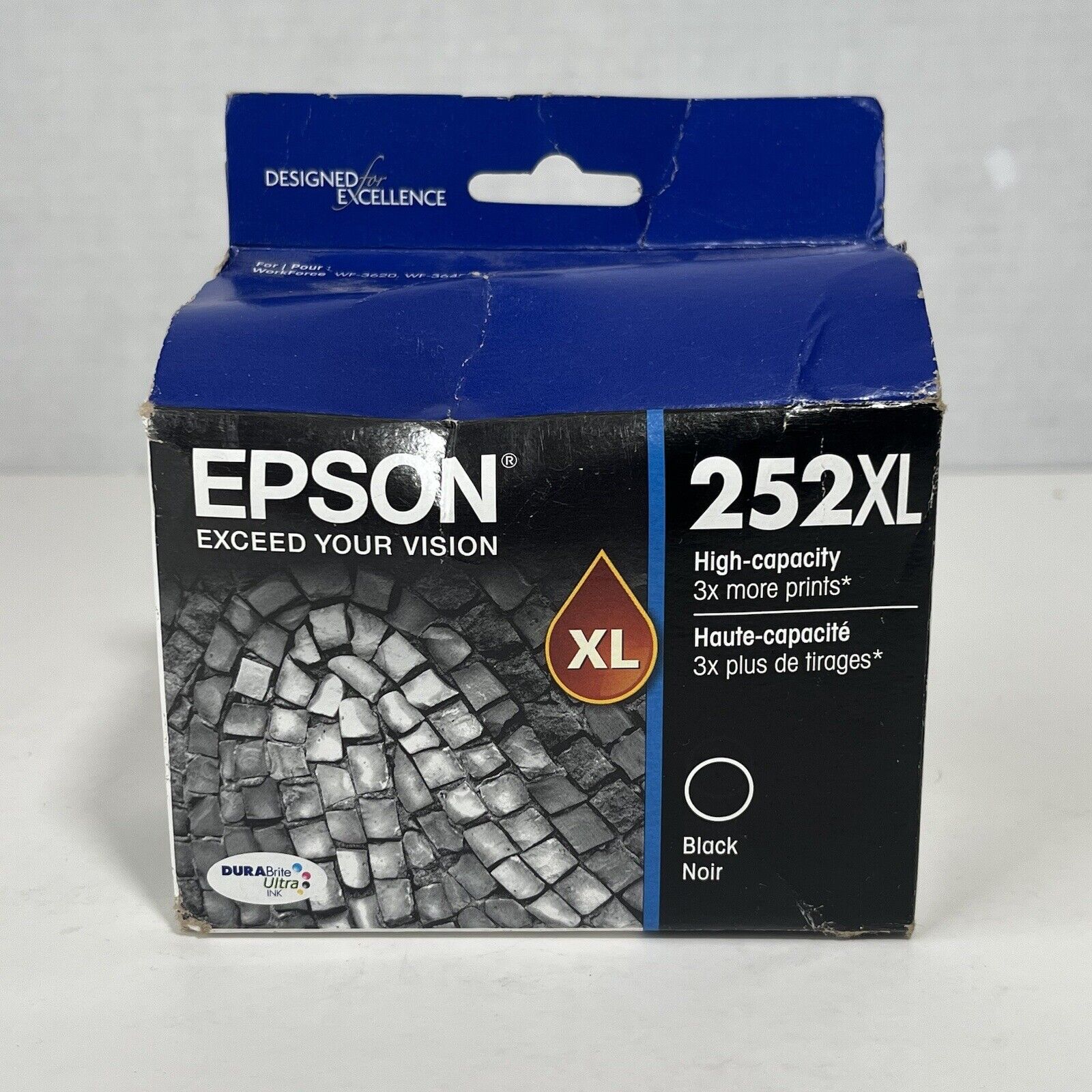 Genuine Epson 252XL Black Ink WF7610 WF7110 WF7710 WF7620 WF7720 New in Box
