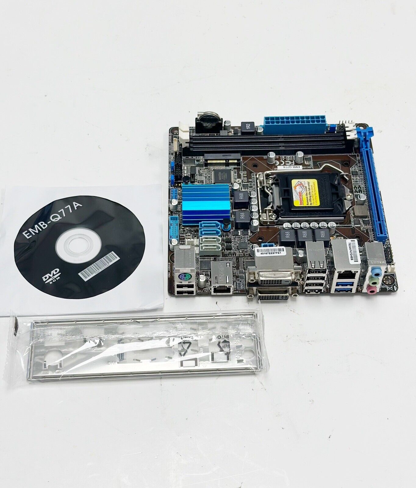 AAEON EMB-Q77A-A10 Mini-ITX Embedded Motherboard OPEN BOX