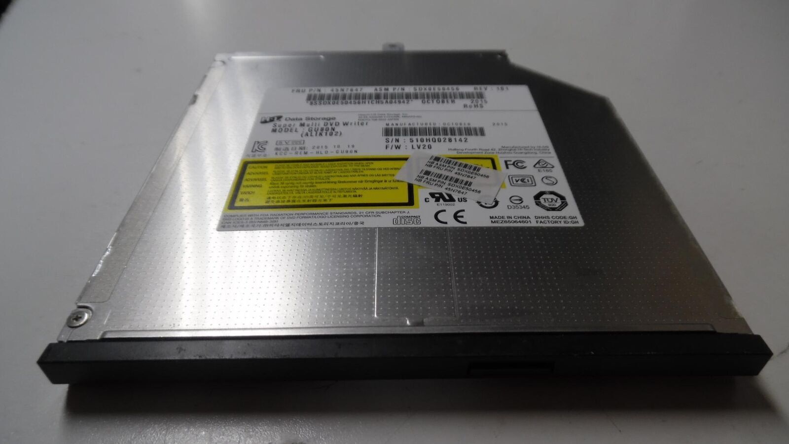 Genuine Super-Multi DVD Writer - Lenovo ThinkPad T440P - 45N7647 GU90N