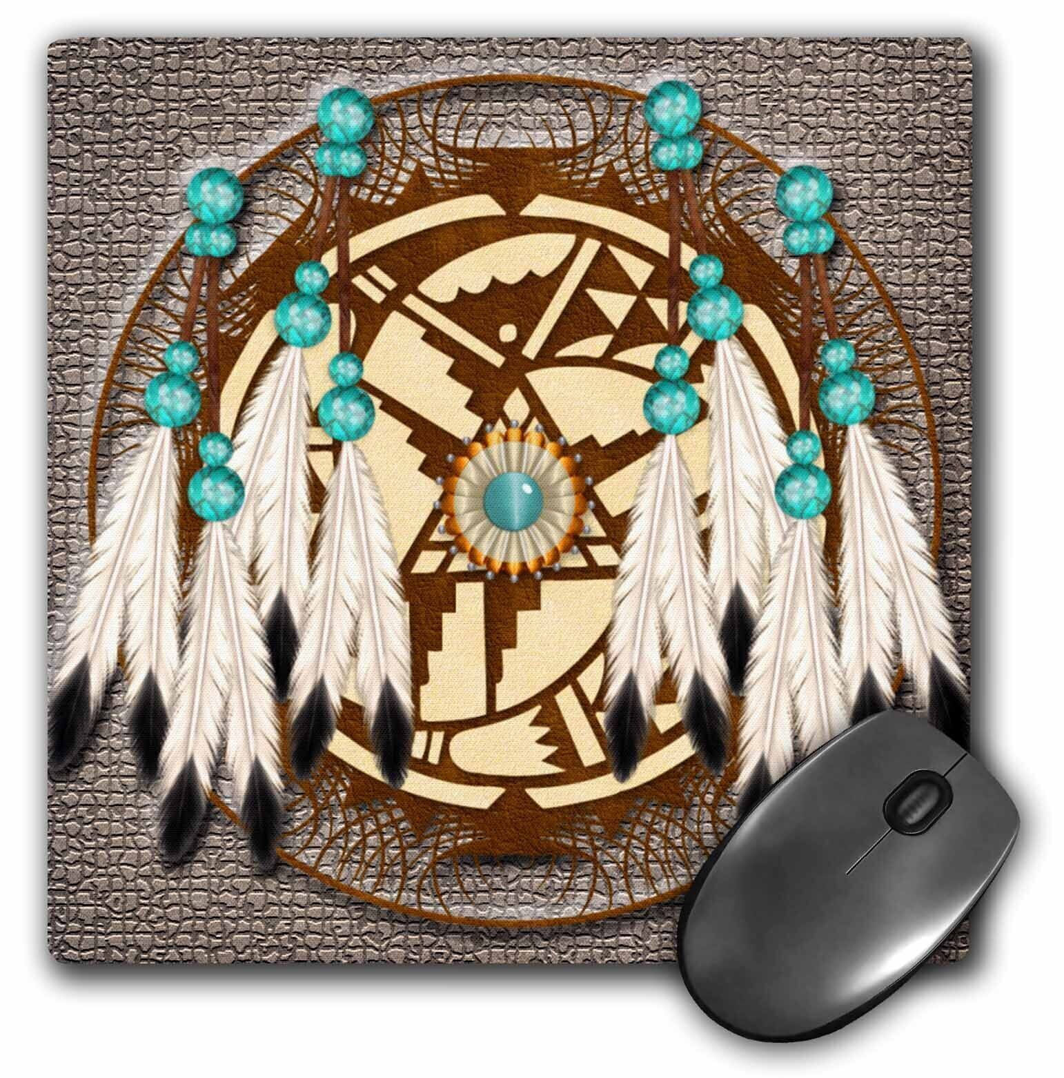 3dRose Designer One of A Kind Native American Art MousePad