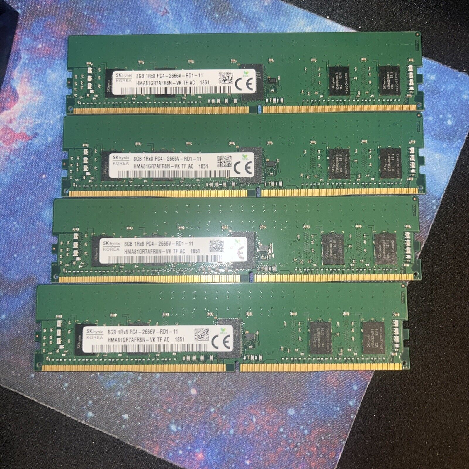 Genuine HP 8GB 2933MHz DDR4 PC4-2666V-RD1-11