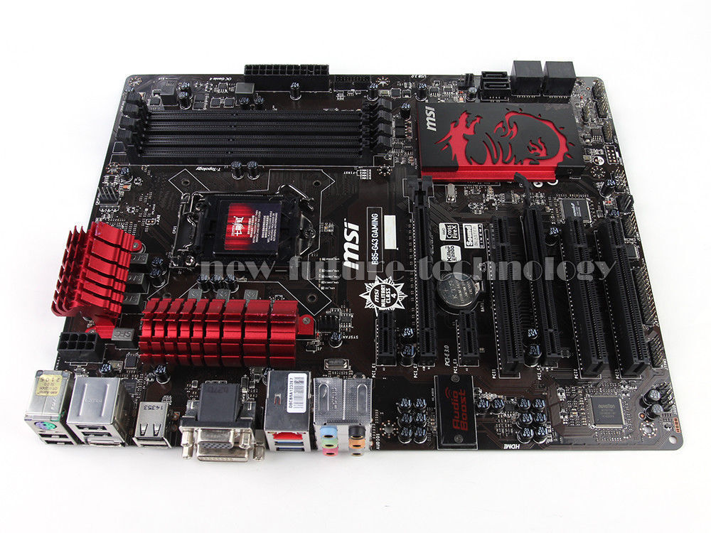 MSI Intel B85 Motherboard B85-G43 GAMING LGA 1150 DDR3 DVI HDMI USB 3.0 ATX