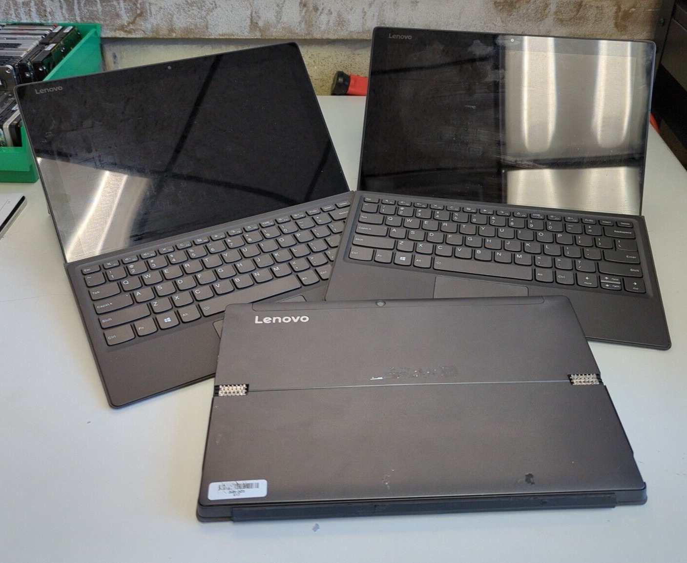 For Parts or Repair LOT OF 3 Lenovo Miix 520 (i5-8250U, FHD) Convertible Laptops