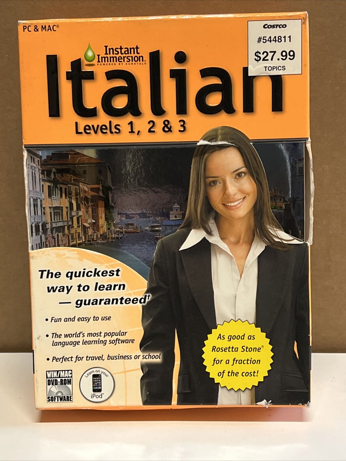 Learn How To Speak Italian With Instant Immersion Levels1-3 2011 Version Shelf11
