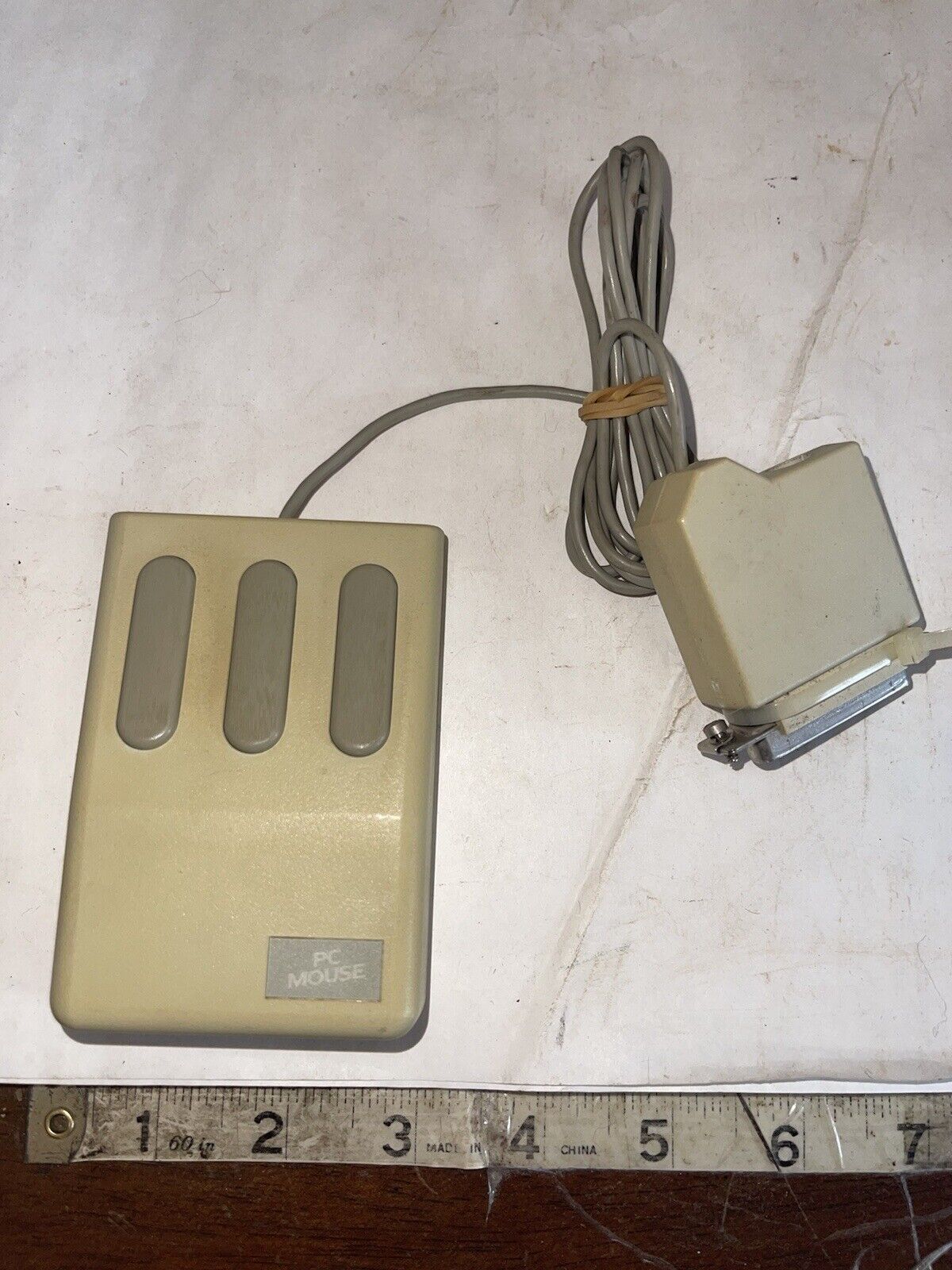 RARE Vintage Mouse Systems Corp 3 Button Optical PC Mouse