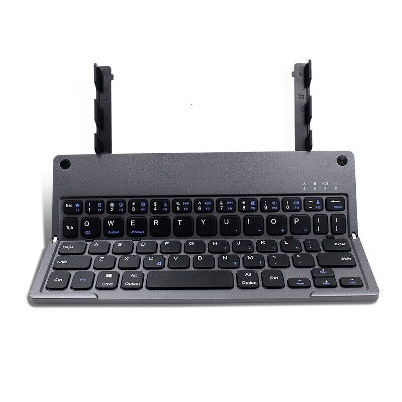 Wireless Bluetooth keyboard foldable Rechargeable ultrathin for iOS Win Android