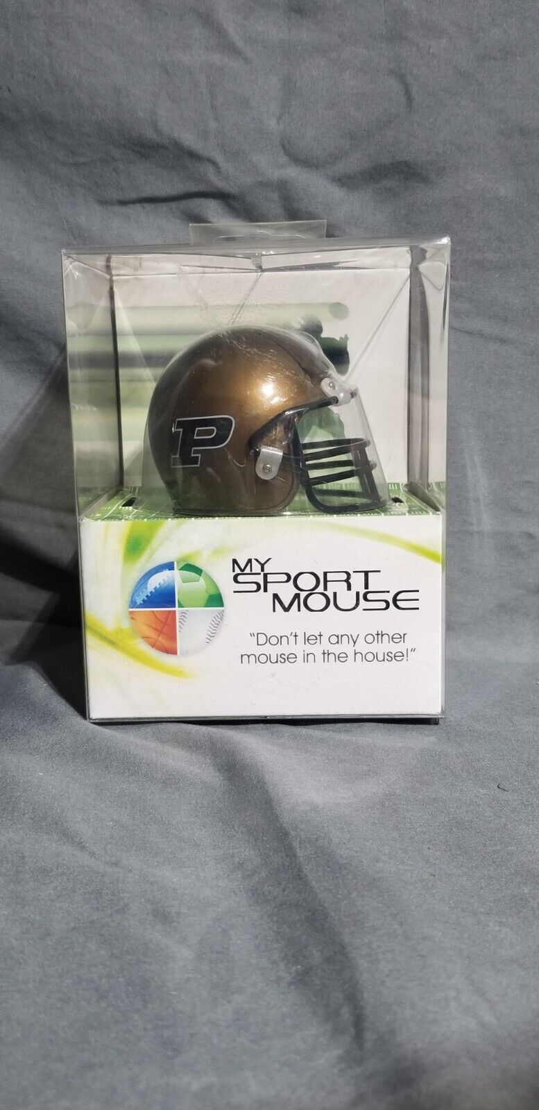 My Sports Computer Mouse College Football Helmet 2.4GHz Wireless NEW MAC & PC
