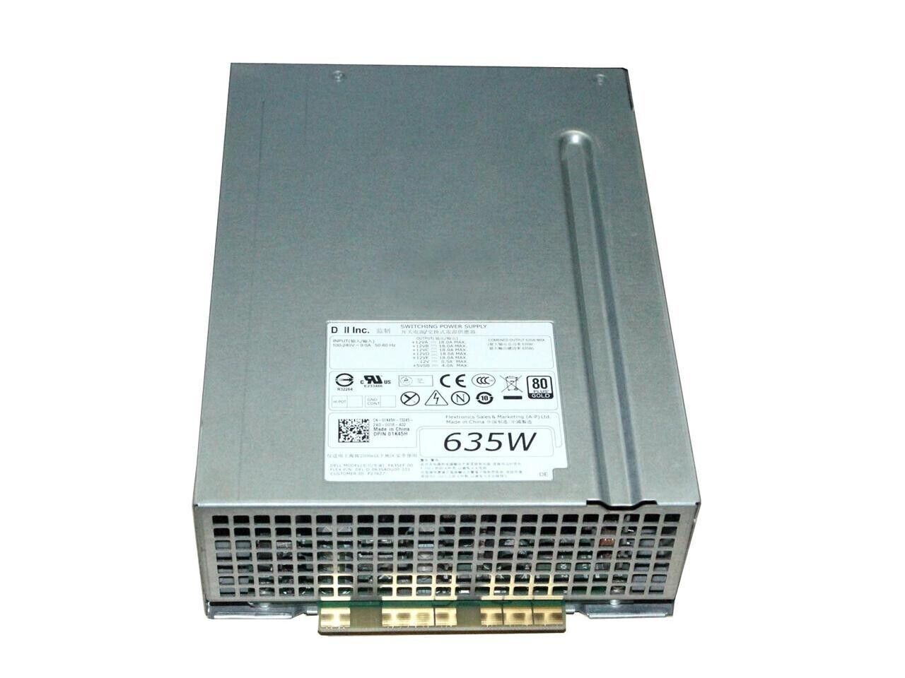 FOR DELL T3600 T5600 635W AIO Power Supply 0NVC7F DEL-D-0365ADU00-101 D635EF-00