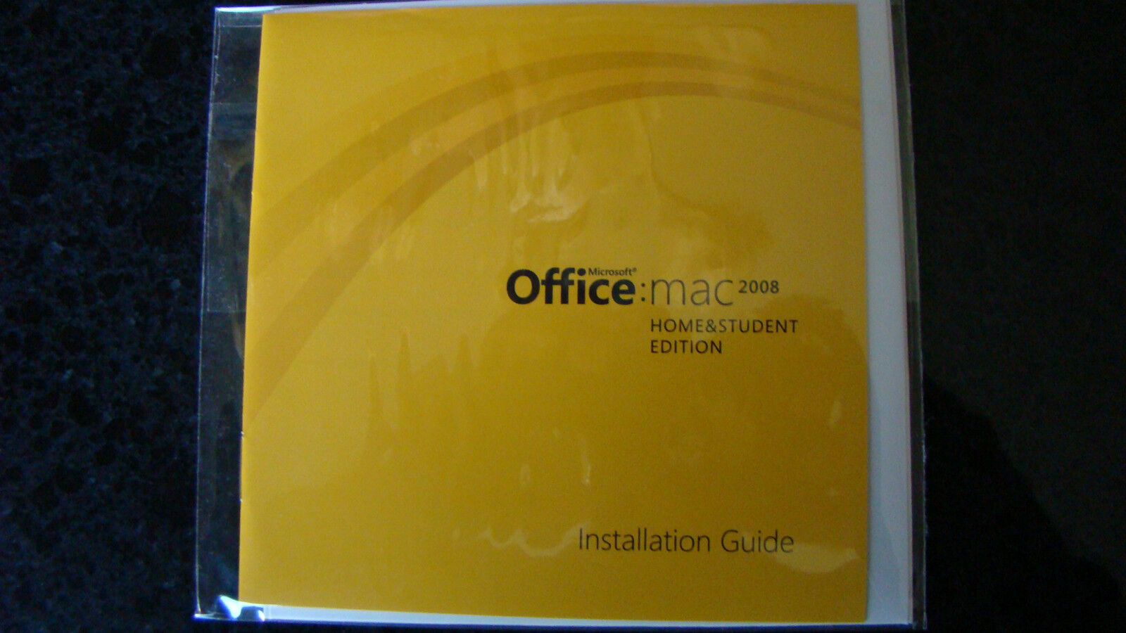 Microsoft Office 2008 Home and Student Edition for Mac New Disk Only