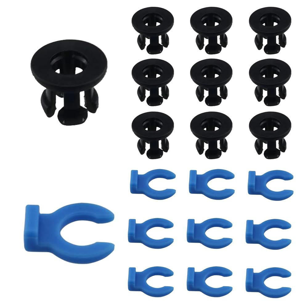 20PCS Bowden Tube Coupling Collet Clamp Clip Bowden Collet and Clip Set,3D Print
