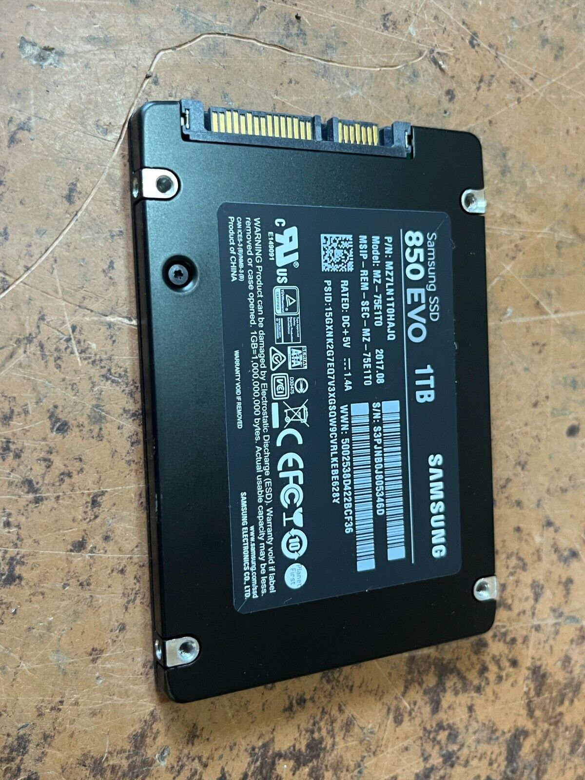 Samsung 1TB 850 EVO SSD Solid State Drive 2.5\