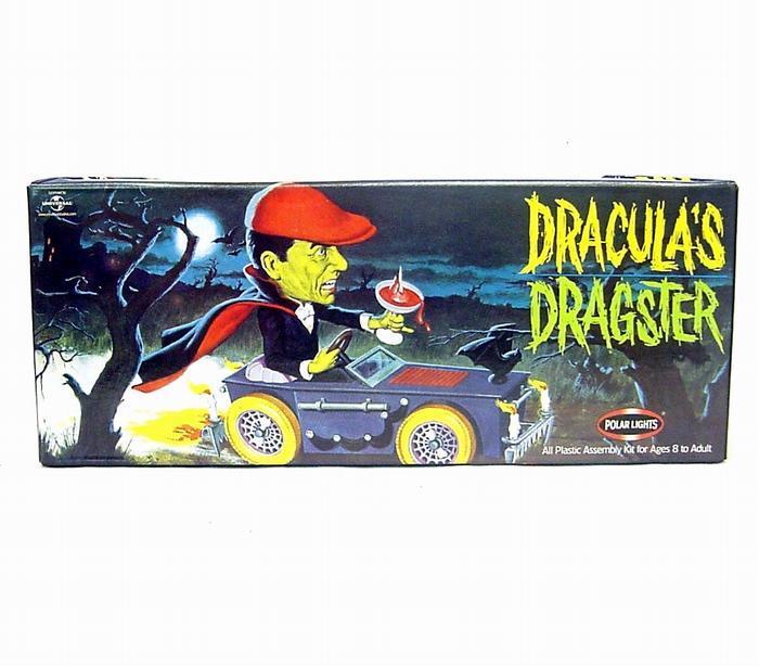 Dracula\'s Dragster Model  Aurora Reissue Polar Lights